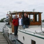 Im Hafen von Boxmeer treffen wir Will van Sambeek mit ihrer Tochter Ingrid. Nach ihr ist die gleichnamige Schleuse benannt