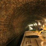 Im Souterrain (Tunnel) von Mont-de-Billy (Canal de l'Aisne à la Marne)