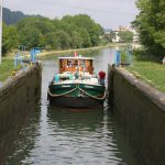 Schleuse im Canal de la Marne au Rhin