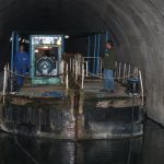 Das Schleppfahrzeug im Souterrain (Tunnel) de Mauvages