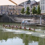 Achter mit Steuermann in Verdun