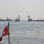 Im Hafen von Antwerpen