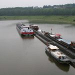 Übernachten im Unterwasser der Schleuse von Ittre