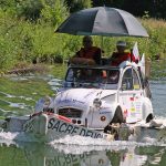 Eine Begegnung der dritten Art auf dem Canal de St. Quentin (F)