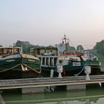 Im Hafen von Sillery am Canal de l'Aisne à la Marne