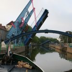 Ausfahrt aus dem Hafen von Montceau-les-Mines (Canal du Centre)