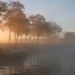 Morgenstimmung im Hafen von Nevers