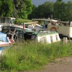 Die Schiffswerft von Jeff Renel in Montchanin