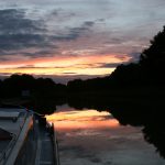 Abendstimmung bei Le Guétin (Canal latéral à la Loire)