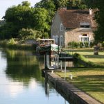 Im Oberwasser der Schleuse von Beaumoulin (Canal du Loing)