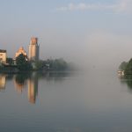 Nebelwand auf der Yonne