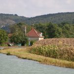 Ein typisches Schleusenwärterhaus auf der Saône-Seite des Canal de Bourgogne