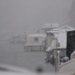 Winter in Roanne harbor