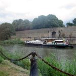 Mooring in Bergues – it's July, high season and we are alone!