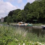 Veurne in Belgium (Canal de Furnes)