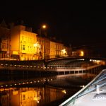 Portus Ganda in Gent by night