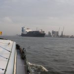 In the harbor of Antwerp