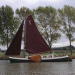 Traditional Dutch Tjalk (Merwedekanaal)