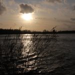 Sunset over the Rhine near Gorinchem