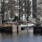 Liegeplatz in Amsterdam vor dem Carré-Theater