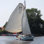 Plattboden-Segelschiff in Friesland