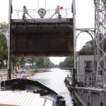 Hydraulisches Schiffshebewerk im Canal du Centre historique (Belgien)