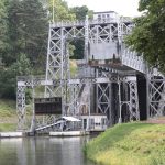 Hydraulisches Schiffshebewerk im Canal du Centre historique (Belgien)