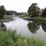 Hafenbecken von Antoing (Schelde, Belgien)