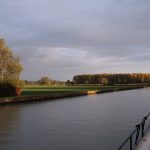 Abendstimmung am Canal latéral à la Loire