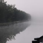 Herbstnebel auf dem Canal de Roanne à Digoin