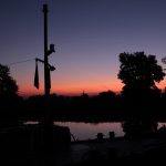 Abendstimmung in Melay sur Loire (Canal de Roanne à Digoin)