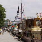 Treffen der Dutch Barge Organisation (Paris Bassin de la Villette)