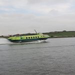 Tragflügelboot auf dem Noordzeekanaal