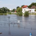 Weser-Hochwasser in Minden