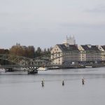 Die Eiswerderbrücke über die Havel in Spandau