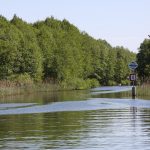 Einfahrt in ein Fliess zwischen zwei Seen (Wendisch-Rietz)