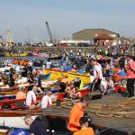 Vor der Ruderregatta nach Terschelling