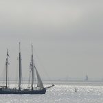 Charterschiff im Wattenmeer