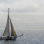 Charterschiff im Wattenmeer