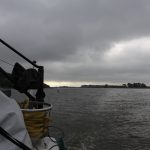 Gewitterstimmung auf der Elbe