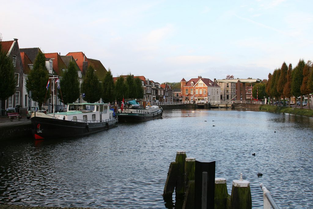 Liegeplatz an der Herengracht in Weesp