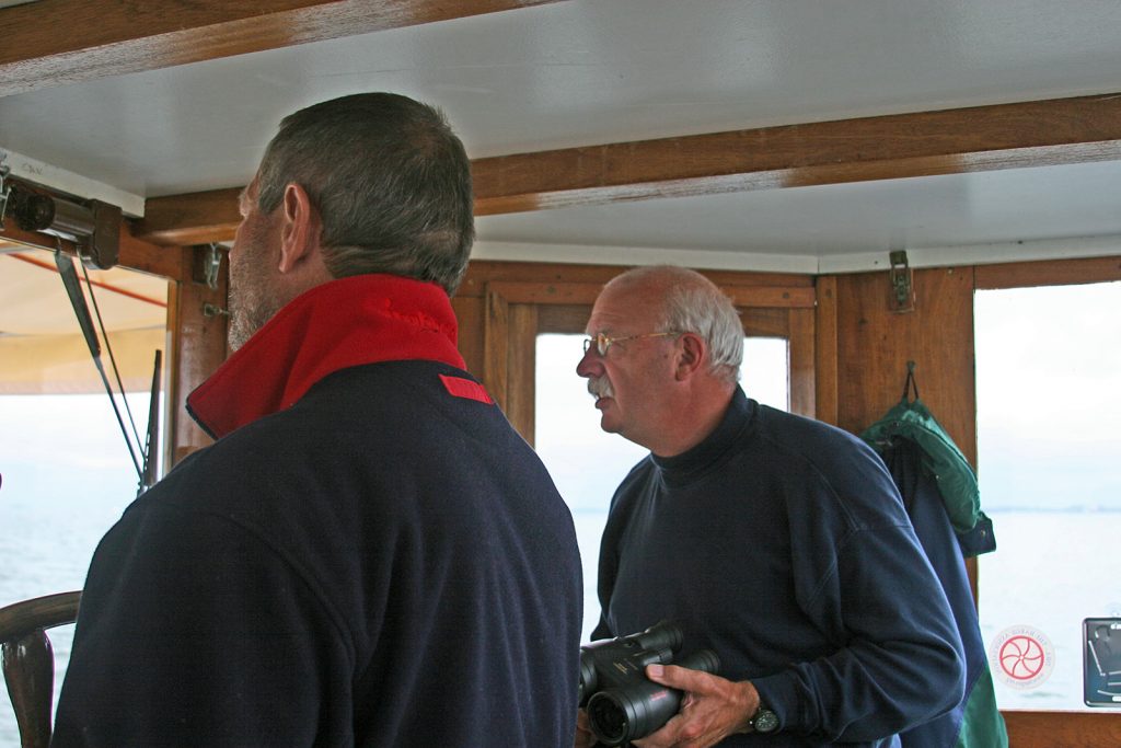 Arend Lind, unser zweiter Begleiter auf dem Rückweg über die Oosterschelde