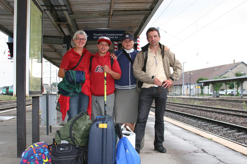 Abschied auf dem Bahnhof von Dole