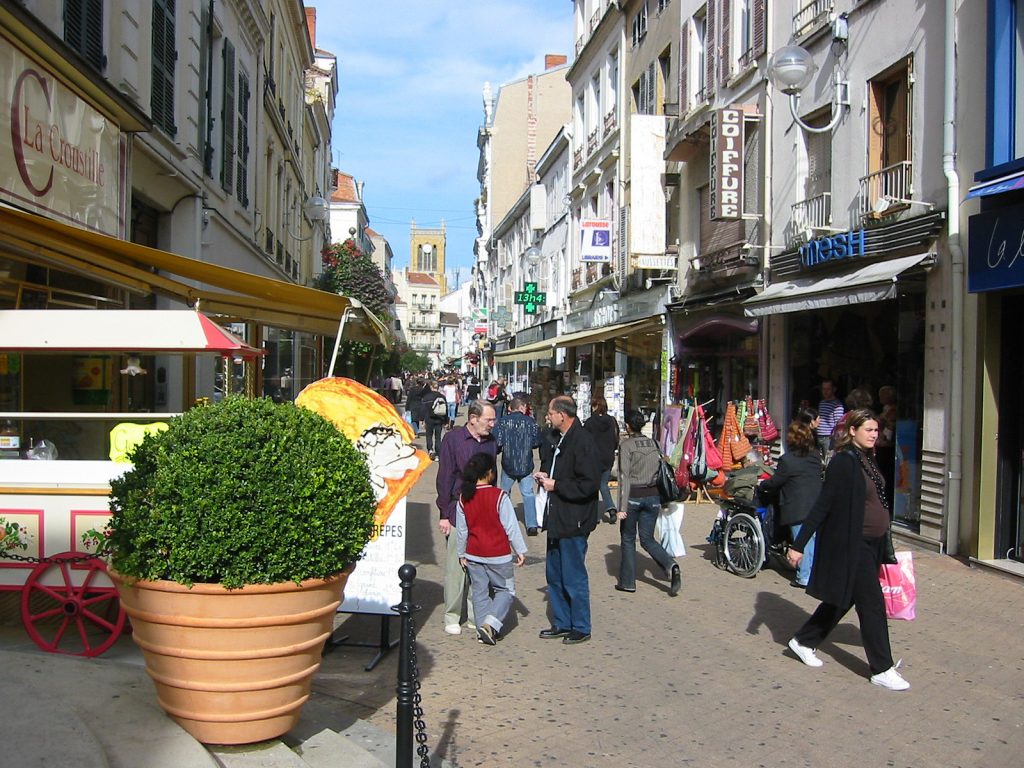 Einkaufsstrasse in Roanne