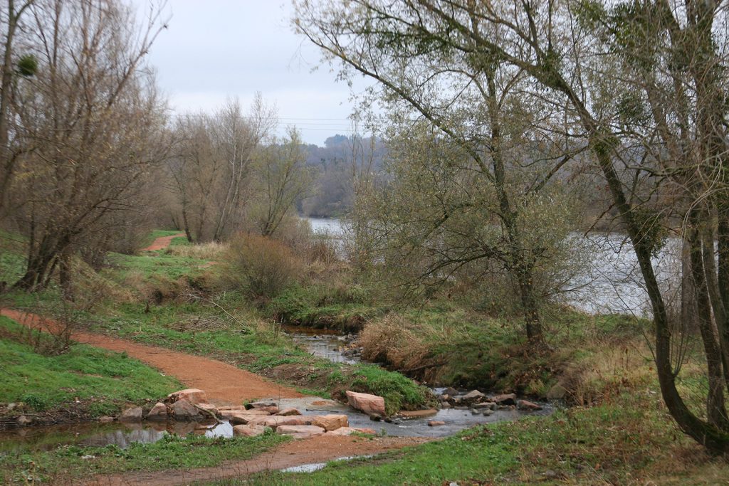 Wanderweg entlang der Loire