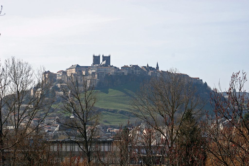 Die Silhouette von Saint-Flour