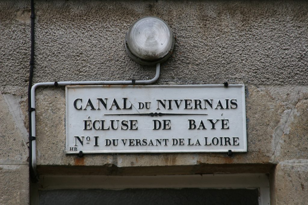 Schleuse Nr. 1 des Canal du Nivernais