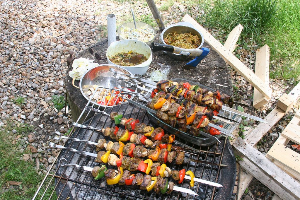 Ein bescheidenes Barbecue à la française