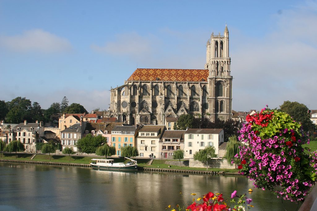 Die Collégiale de Notre-Dame von Mantes-la-Jolie