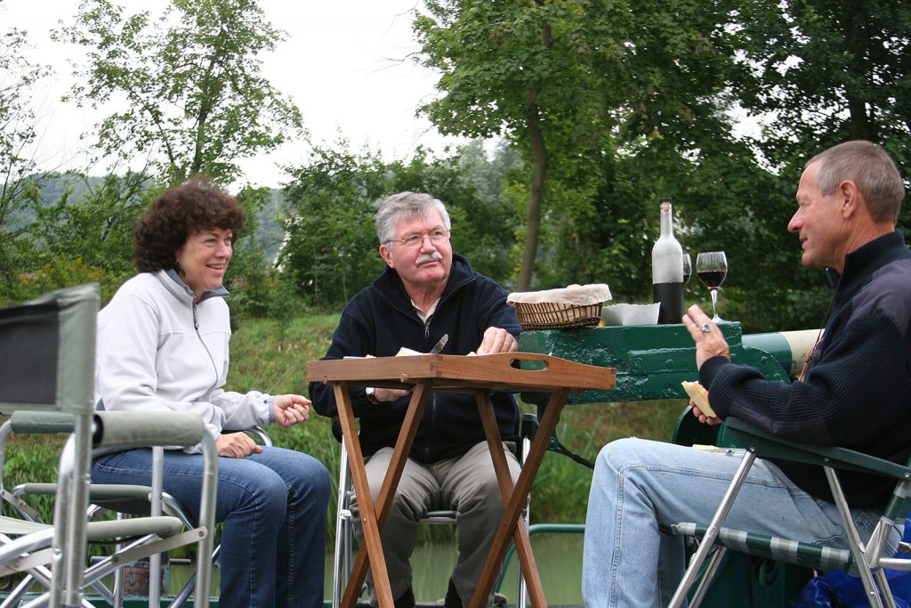 Karl und Brigitte sind in Meaux zugestiegen